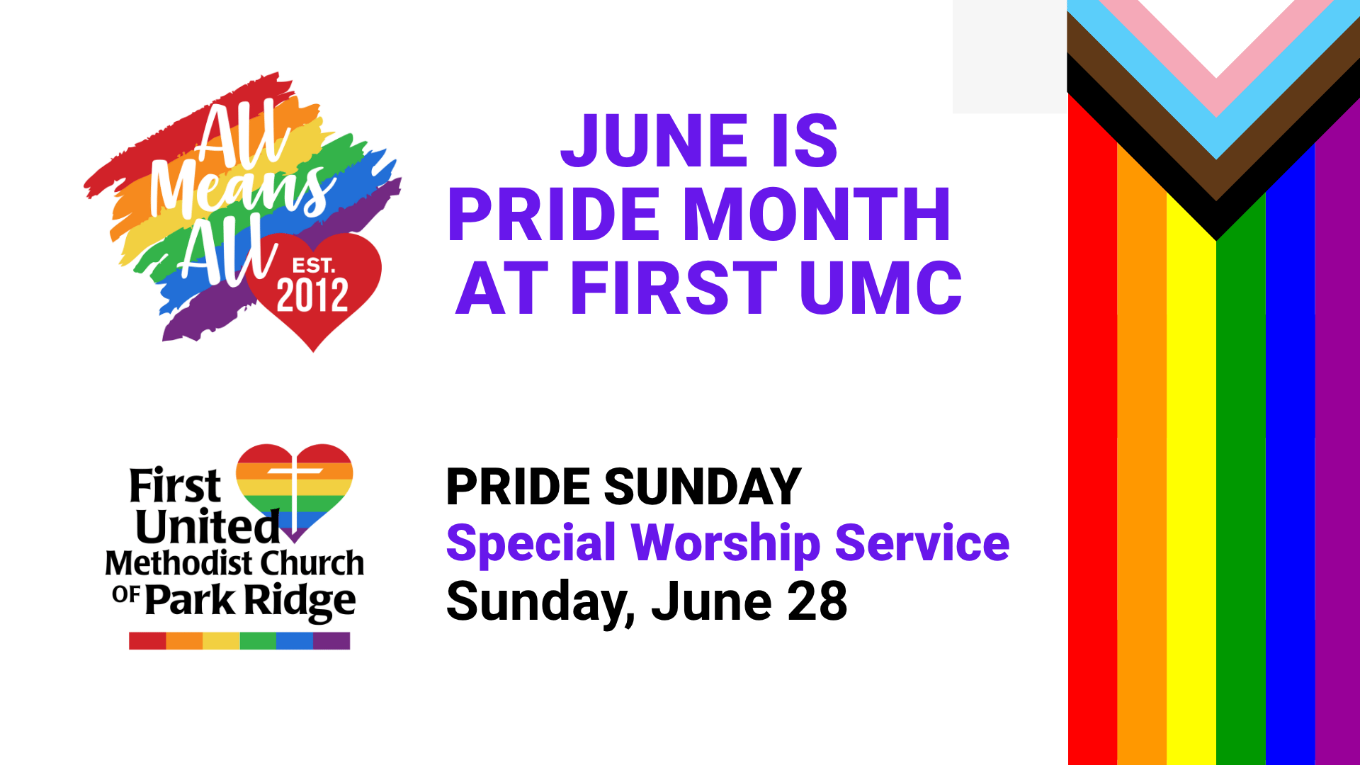 Pride Sunday Worship