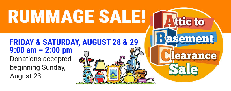 Rummage Sale 2026 at First UMC of Park Ridge