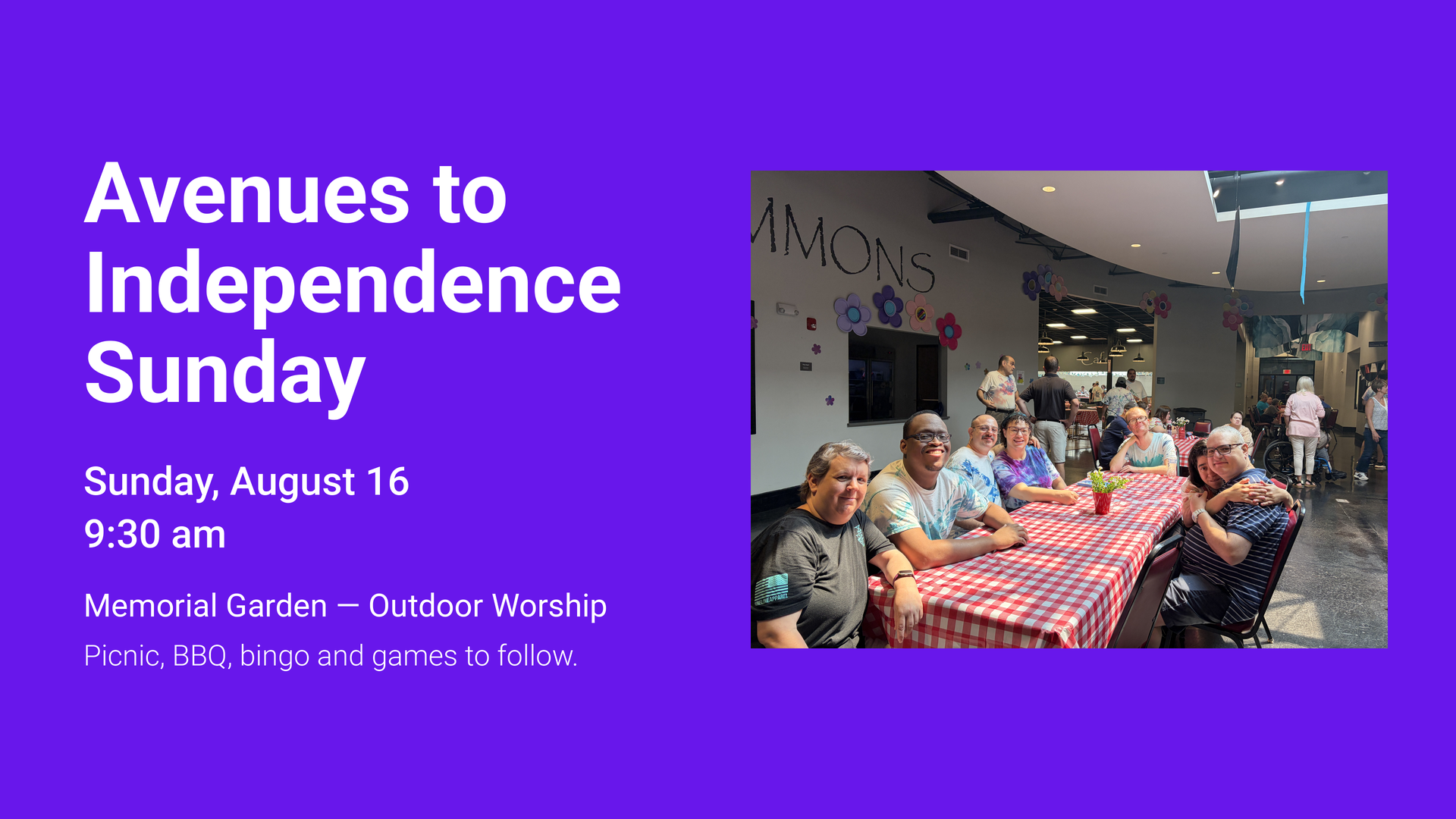 Avenues to Independence Sunday 2026