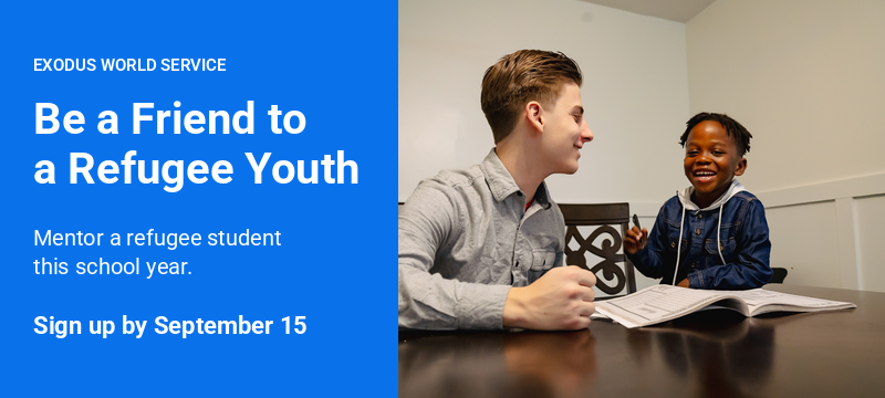 Be a Friend to a Refugee Youth